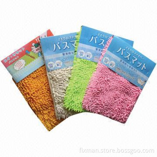 Microfiber Chenille Cleaning Mat, Available in Gloves, Good Water Cleaning